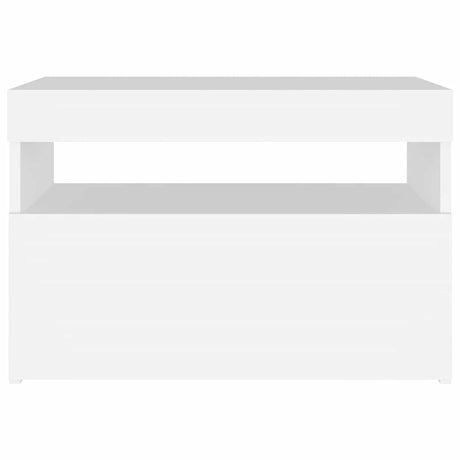 Vidaxl tv-meubel met led-verlichting 60x35x40 cm wit