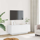 Vidaxl tv-meubel 100x35x40 cm bewerkt hout wit