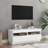 Vidaxl tv-meubel met led-verlichting 100x35x40 cm wit