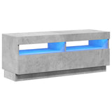 Vidaxl tv-meubel met led-verlichting 100x35x40 cm betongrijs