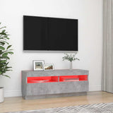 Vidaxl tv-meubel met led-verlichting 100x35x40 cm betongrijs