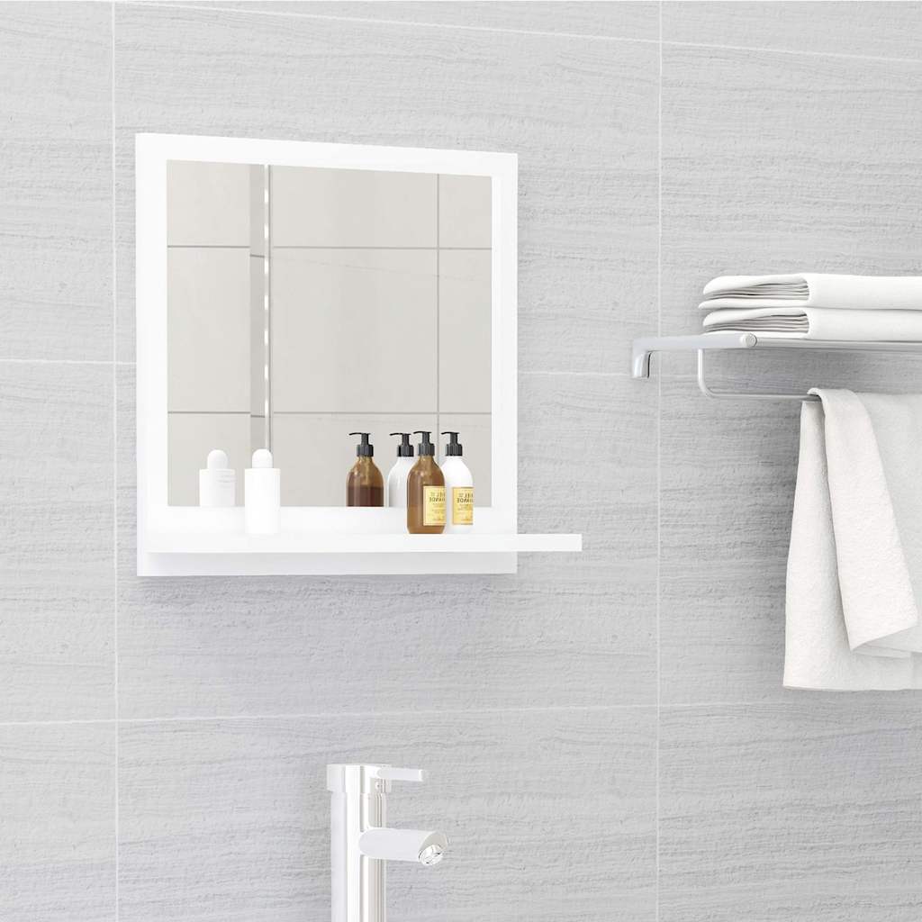 Vidaxl badkamerspiegel 40x10,5x37 cm bewerkt hout wit