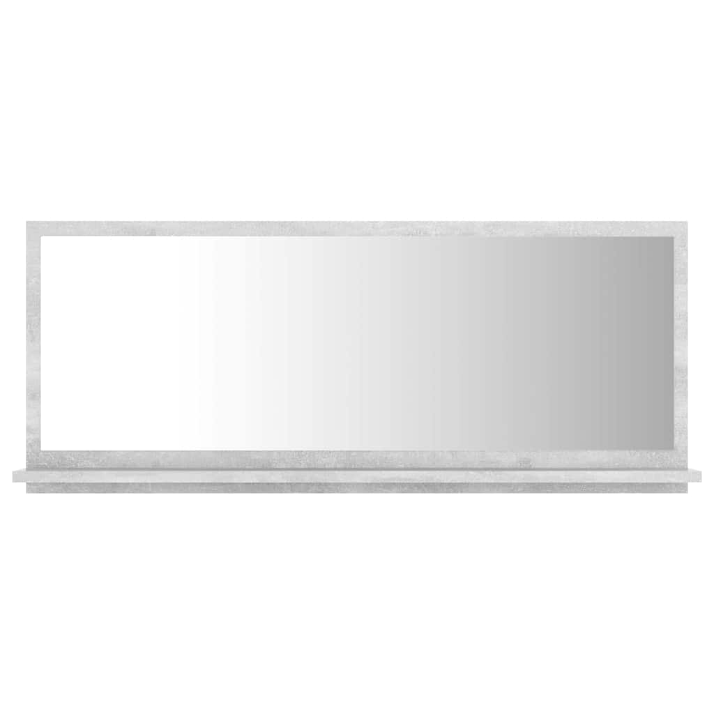 Vidaxl badkamerspiegel 90x10,5x37 cm spaanplaat betongrijs