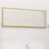 Vidaxl badkamerspiegel 90x1,5x37 cm spaanplaat sonoma eikenkleurig