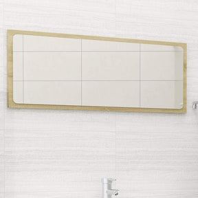 Vidaxl badkamerspiegel 90x1,5x37 cm spaanplaat sonoma eikenkleurig