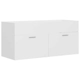 Vidaxl wastafelkast 100x38,5x46 cm bewerkt hout wit