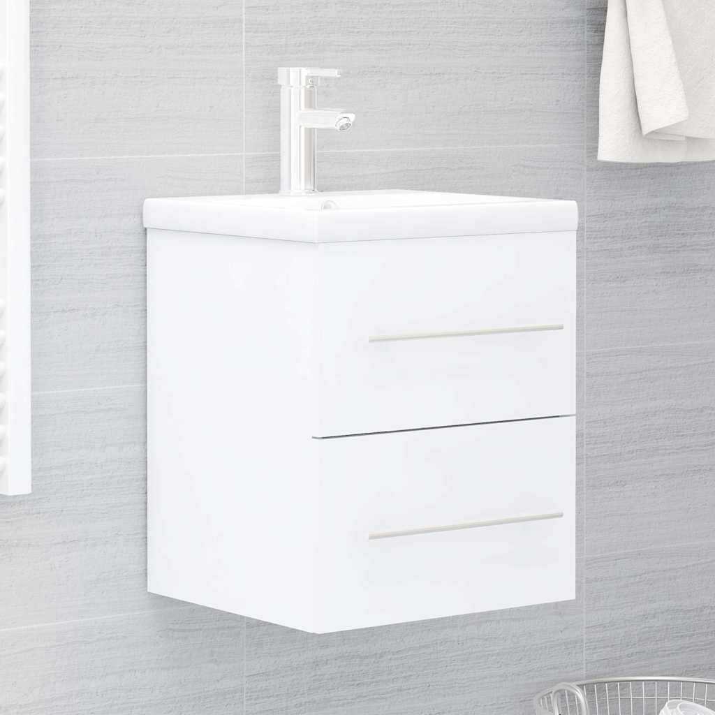 Vidaxl wastafelkast 41x38,5x48 cm bewerkt hout wit