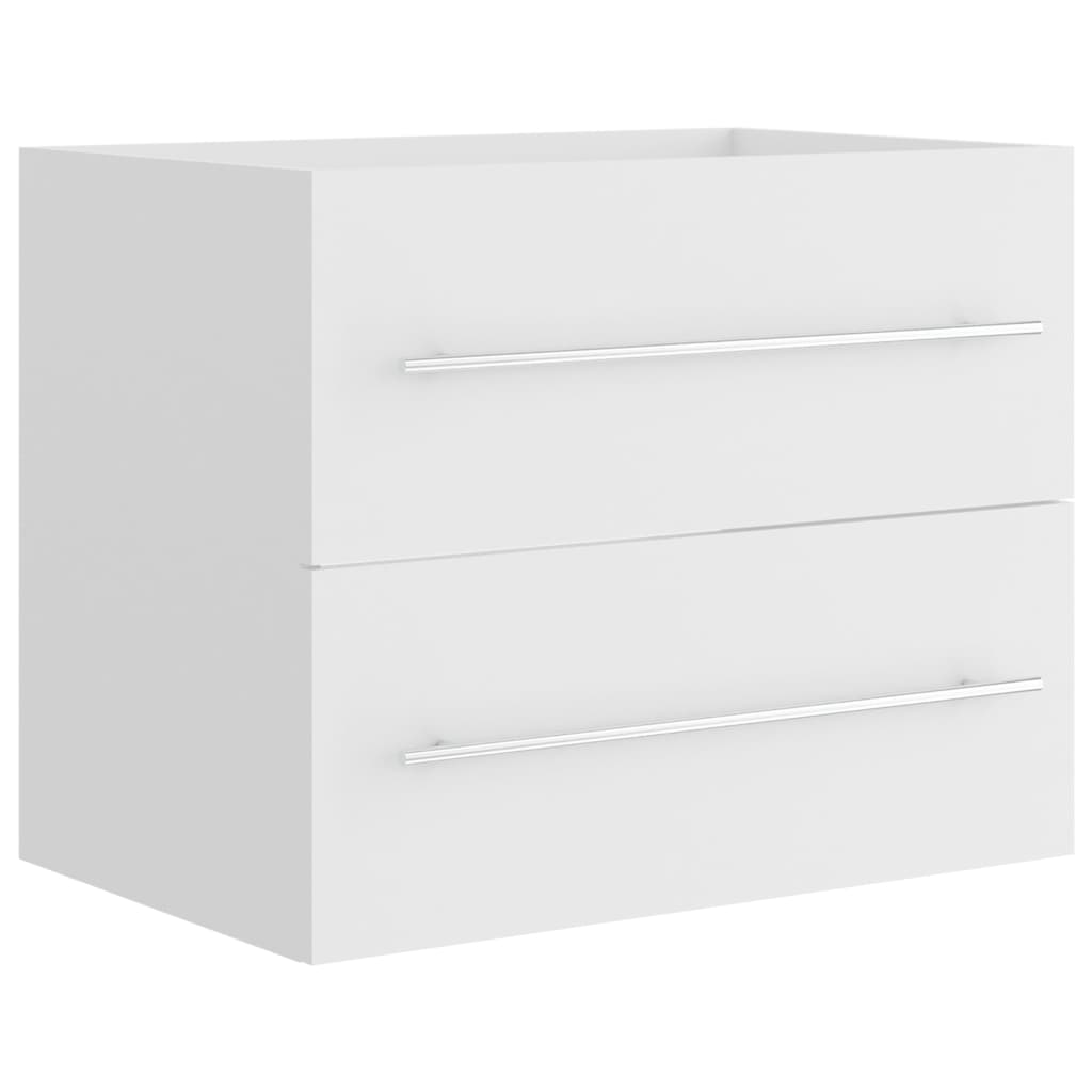 Vidaxl wastafelkast 60x38,5x48 cm bewerkt hout wit