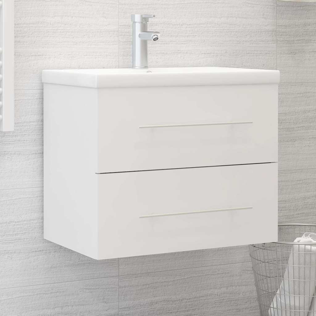 Vidaxl wastafelkast 60x38,5x48 cm bewerkt hout wit