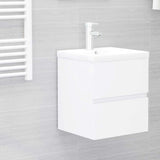 Vidaxl wastafelkast 41x38,5x45 cm bewerkt hout wit