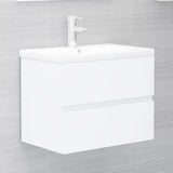 Vidaxl wastafelkast 60x38,5x45 cm bewerkt hout wit