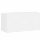 Vidaxl wastafelkast 90x38,5x45 cm bewerkt hout wit