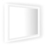 Vidaxl badkamerspiegel led 60x8,5x37 cm acryl wit