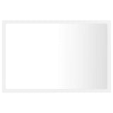 Vidaxl badkamerspiegel led 60x8,5x37 cm acryl wit