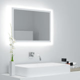 Vidaxl badkamerspiegel led 60x8,5x37 cm acryl wit