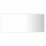 Vidaxl badkamerspiegel led 90x8,5x37 cm acryl wit