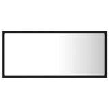 Vidaxl badkamerspiegel led 90x8,5x37 cm acryl zwart