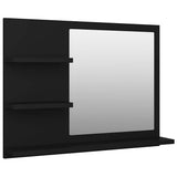 Vidaxl badkamerspiegel 60x10,5x45 cm bewerkt hout zwart