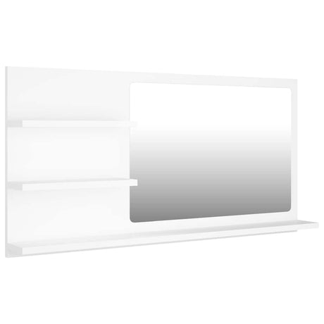 Vidaxl badkamerspiegel 90x10,5x45 cm bewerkt hout wit
