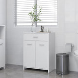 Vidaxl badkamerkast 60x33x80 cm bewerkt hout wit