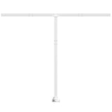 Vidaxl luifelpaalset 300x245 cm ijzer wit