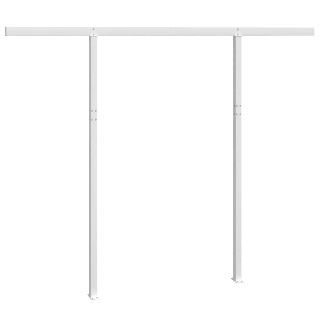 Vidaxl Laifel Pole Set 300x245 cm de hierro blanco