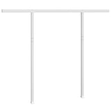 Vidaxl Laifel Pole Set 300x245 cm de hierro blanco