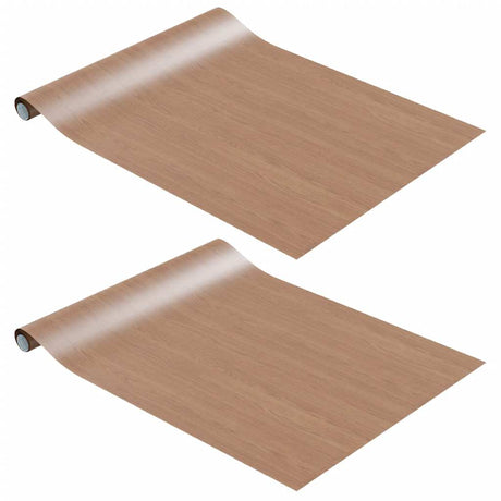 Vidaxl meubelfolies zelfklevend 2 st 500x90 cm pvc lichteikenkleurig