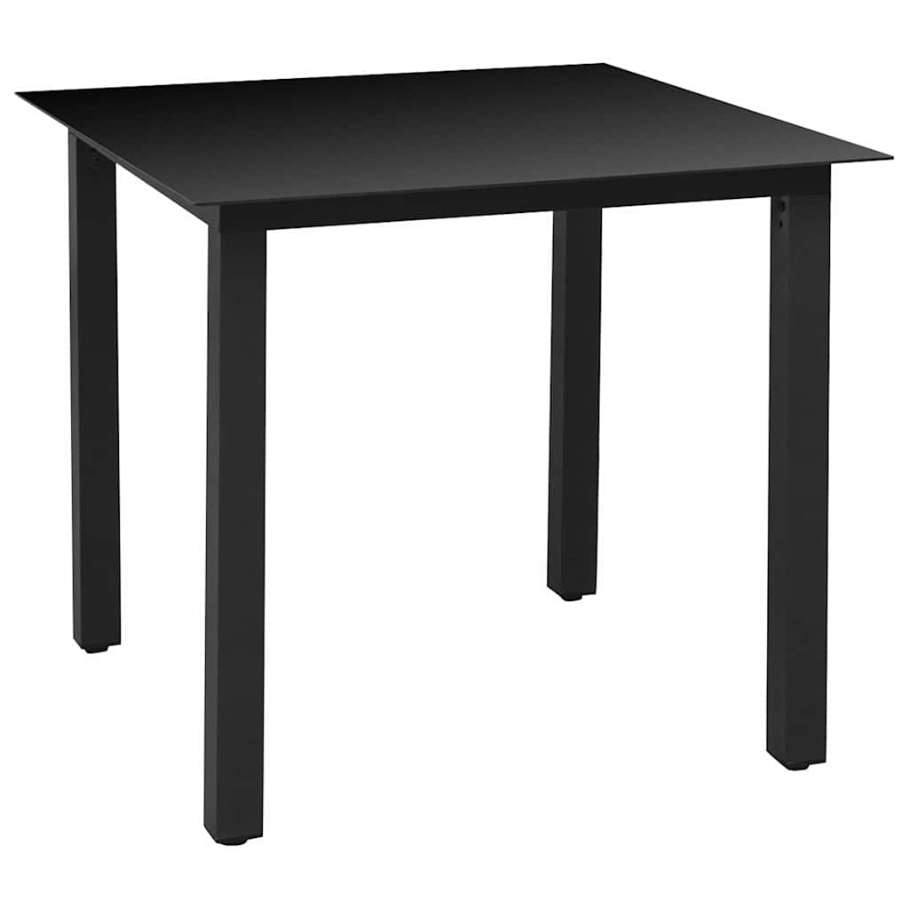 Vidaxl 3-delige tuinset zwart en bruin