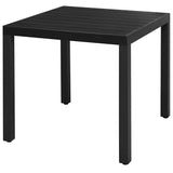 Vidaxl 5-delige tuinset pvc-rattan zwart