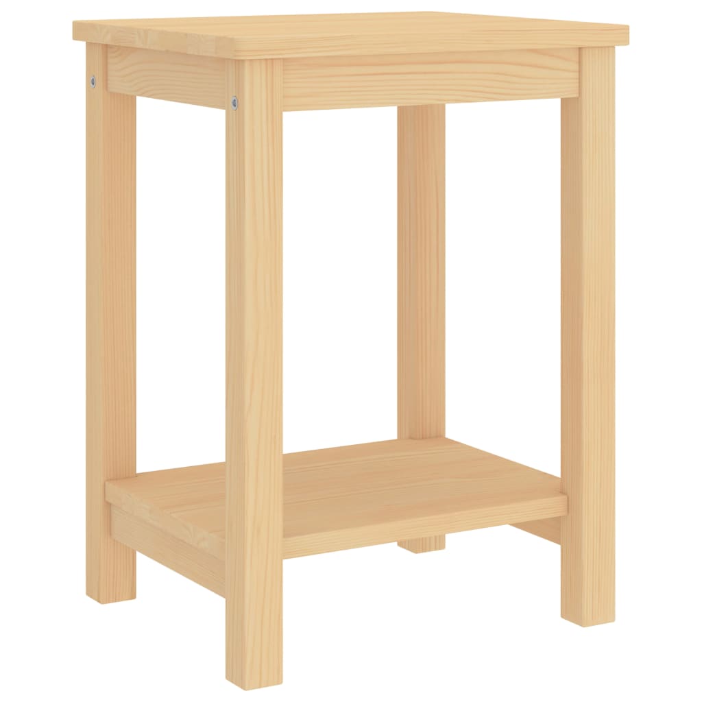 Vidaxl nachtkastje 35x30x47 cm massief grenenhout naturel