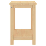 Vidaxl nachtkastje 35x30x47 cm massief grenenhout naturel