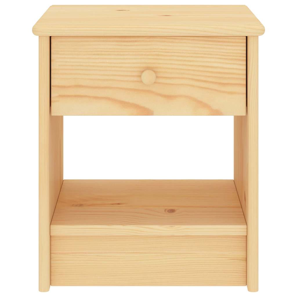 Vidaxl nachtkastje 35x30x40 cm massief grenenhout naturel