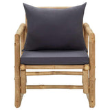 Vidaxl tuinstoelen met kussens 2 st bamboe