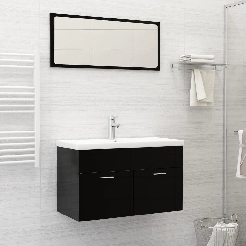 Vidaxl built -in washbasin with tap 81x39x18 cm ceramic white