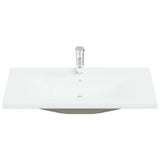 Vidaxl bygget -I Washbasin med TAP 91x39x18 cm keramisk hvid