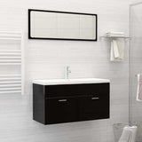 Vidaxl inbouwwastafel met kraan 91x39x18 cm keramiek wit