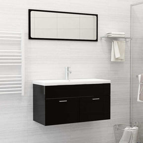 Vidaxl inbouwwastafel met kraan 91x39x18 cm keramiek wit