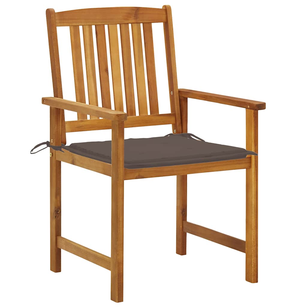 Vidaxl tuinstoelen 2 st met kussens massief acaciahout