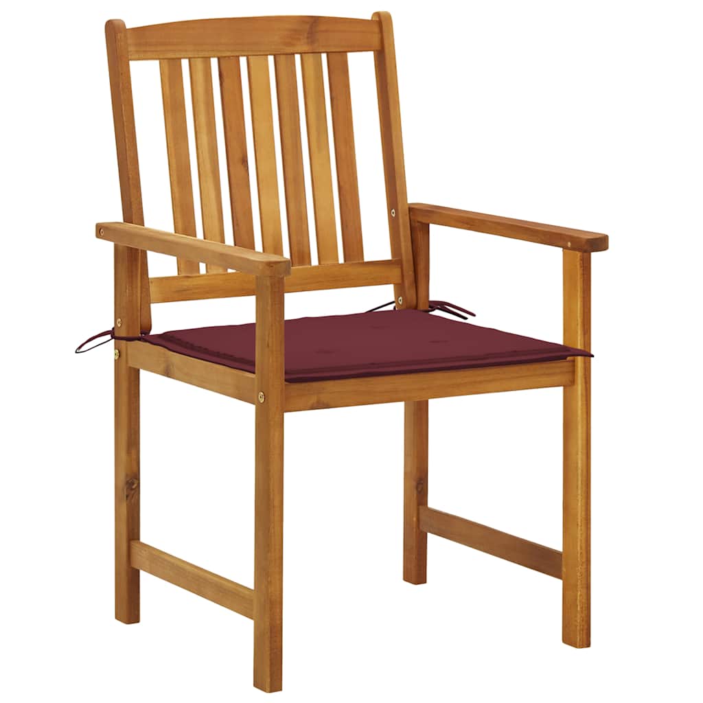 Vidaxl tuinstoelen 2 st met kussens massief acaciahout