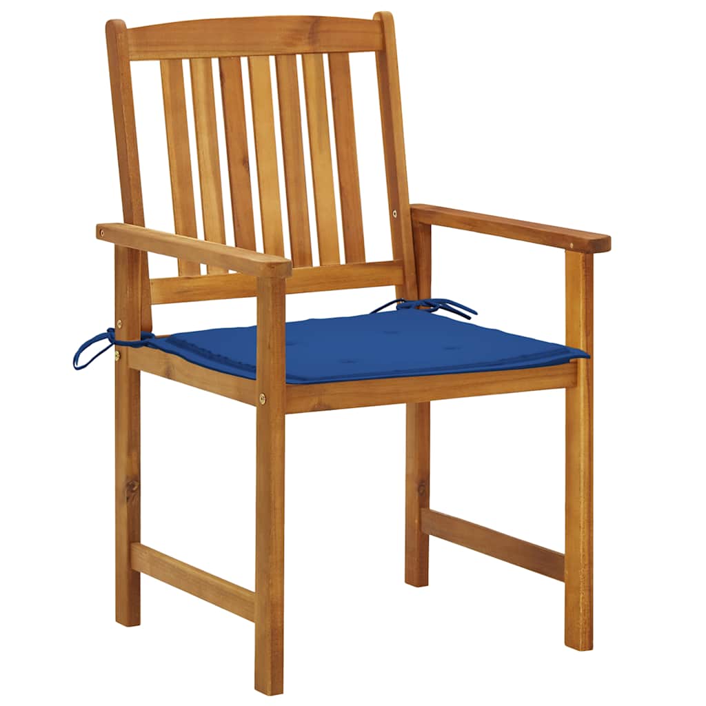 Vidaxl tuinstoelen 2 st met kussens massief acaciahout
