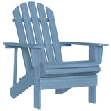 Vidaxl tuinstoel adirondack massief vurenhout blauw