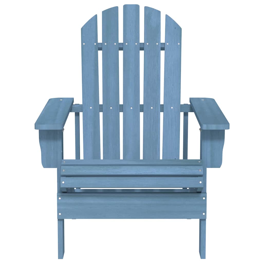 Vidaxl tuinstoel adirondack massief vurenhout blauw
