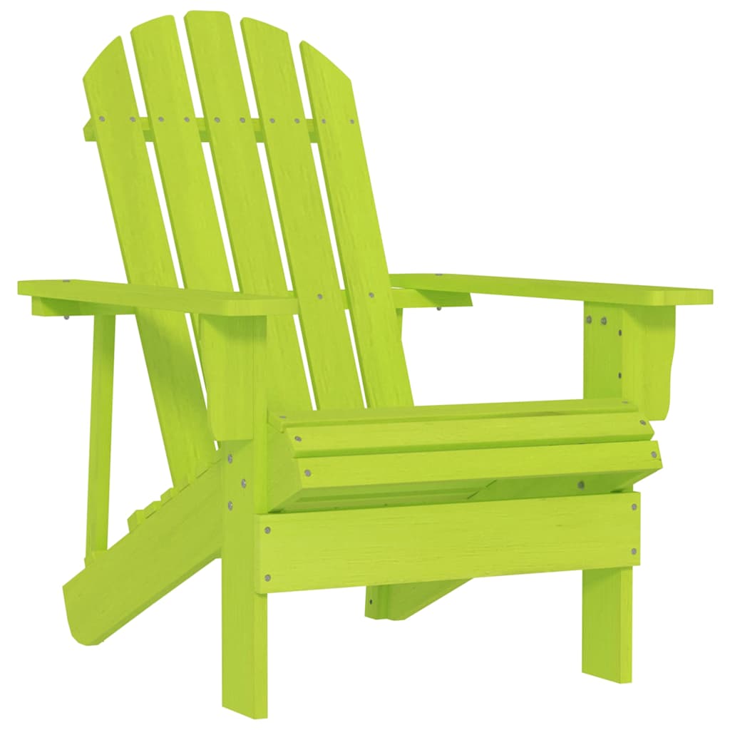 Vidaxl tuinstoel adirondack massief vurenhout groen