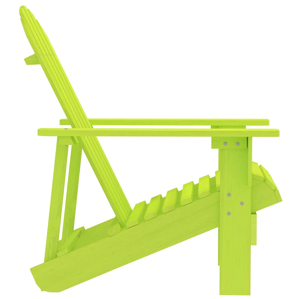 Vidaxl tuinstoel adirondack massief vurenhout groen