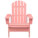Vidaxl tuinstoel adirondack massief vurenhout roze