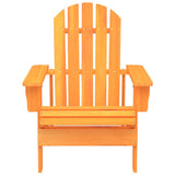 Vidaxl tuinstoel adirondack massief vurenhout oranje