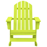 Vidaxl schommelstoel adirondack massief vurenhout groen