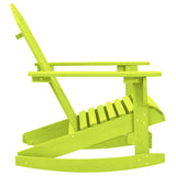Vidaxl schommelstoel adirondack massief vurenhout groen