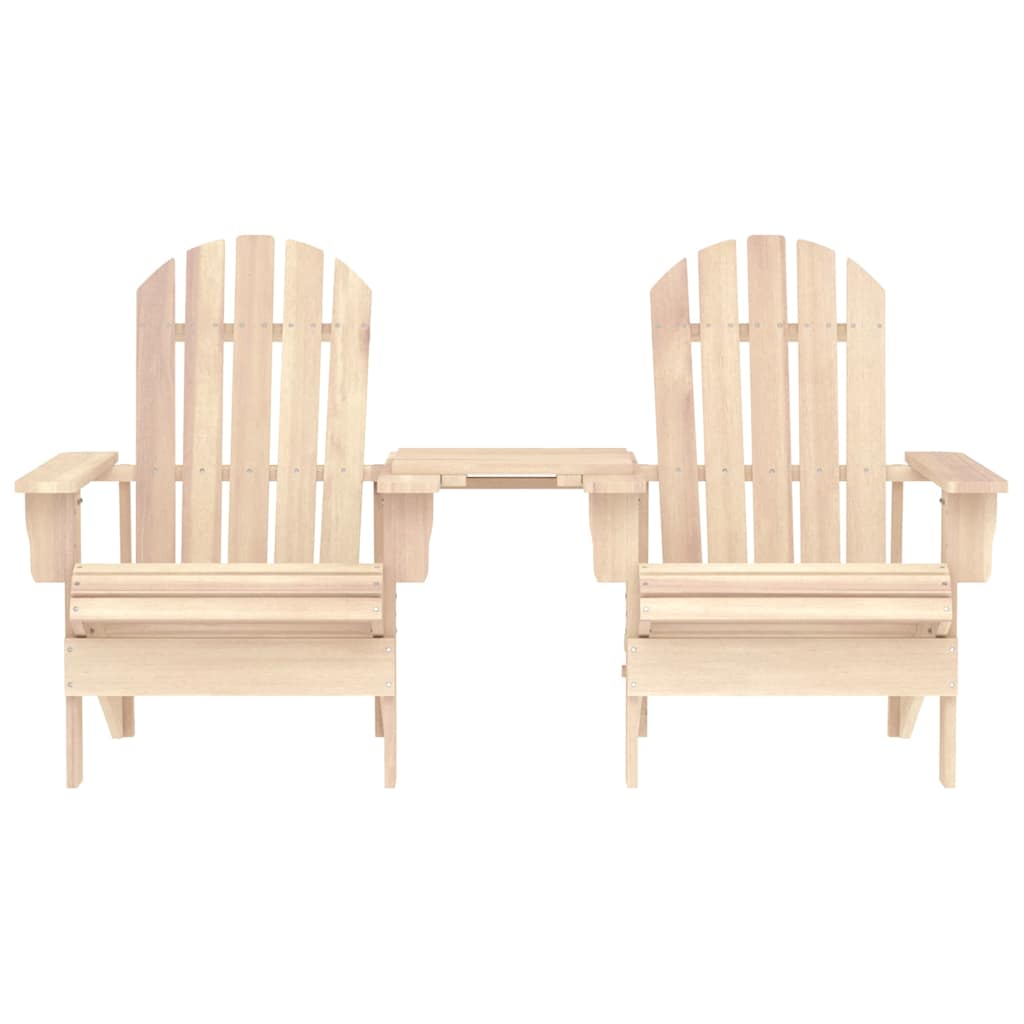 Vidaxl tuinstoelen adirondack met tafeltje massief vurenhout